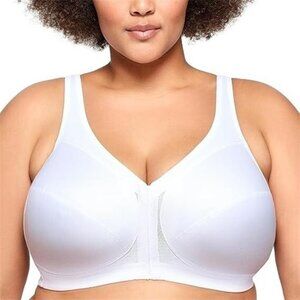 NEW Glamorise MagicLift Front Close Posture Back Support Bra- Women's 46F
